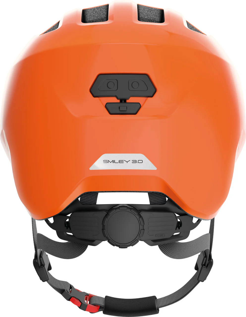 ABUS Smiley 3.0 Kids Leisure Helmet in Shiny Orange - Image 3