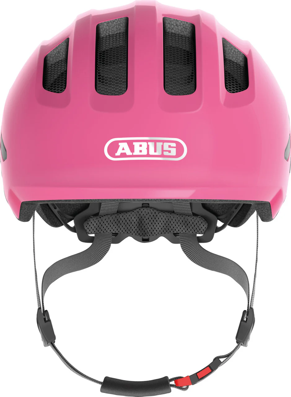 ABUS Smiley 3.0 Kids Leisure Helmet in Shiny Pink - Image 2