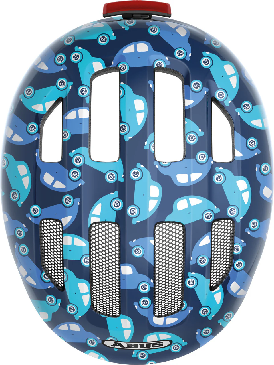 ABUS Smiley 3.0 Kids Leisure Helmet With LED Light In Blue Car - Image 4