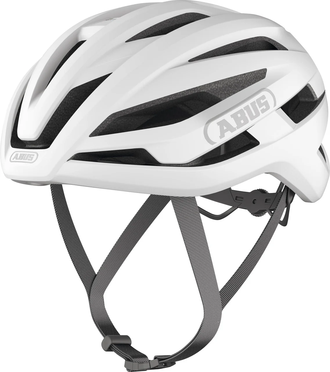 ABUS Stormchaser ACE Road Helmet in Polar White - Image 2