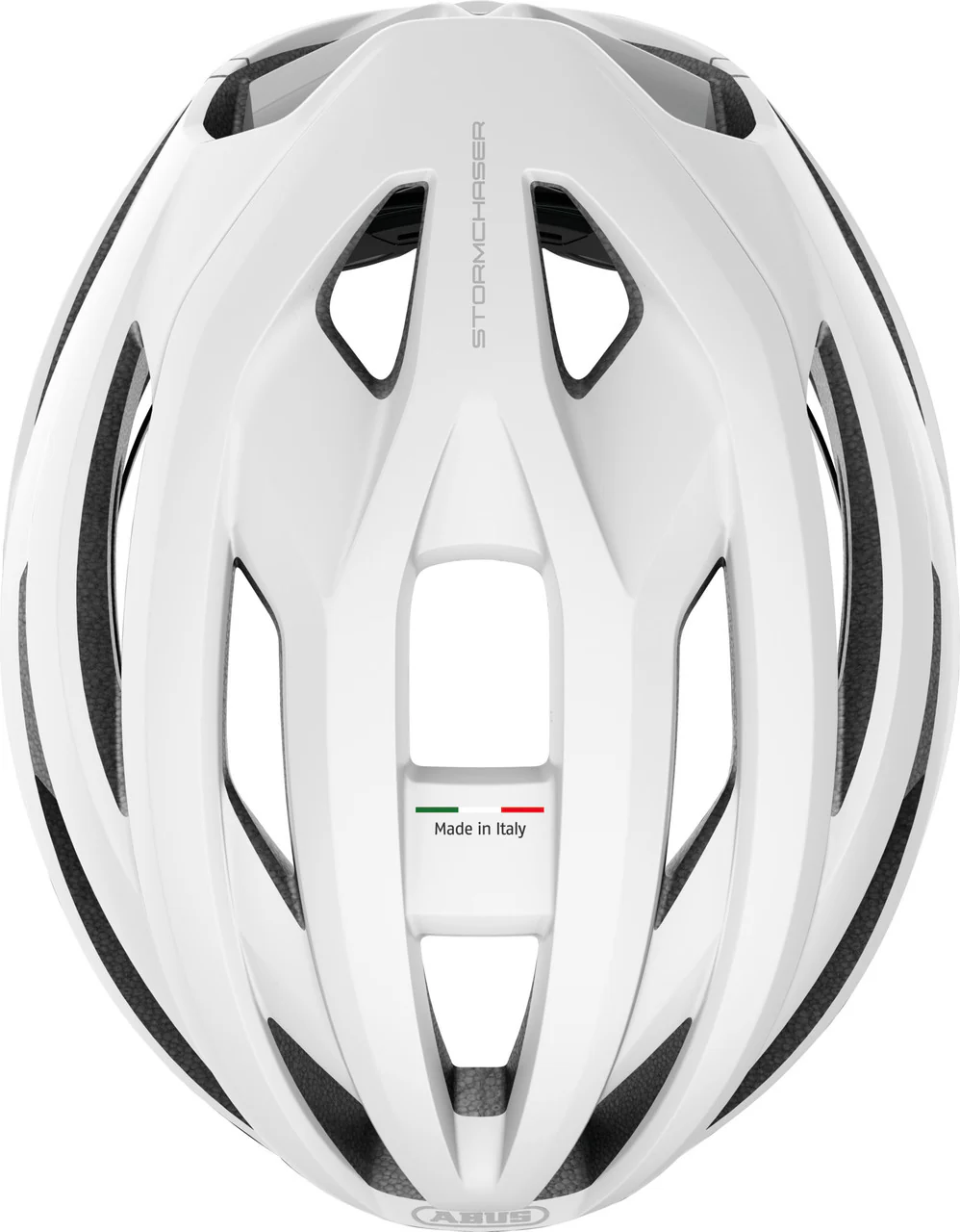 ABUS Stormchaser ACE Road Helmet in Polar White - Image 4