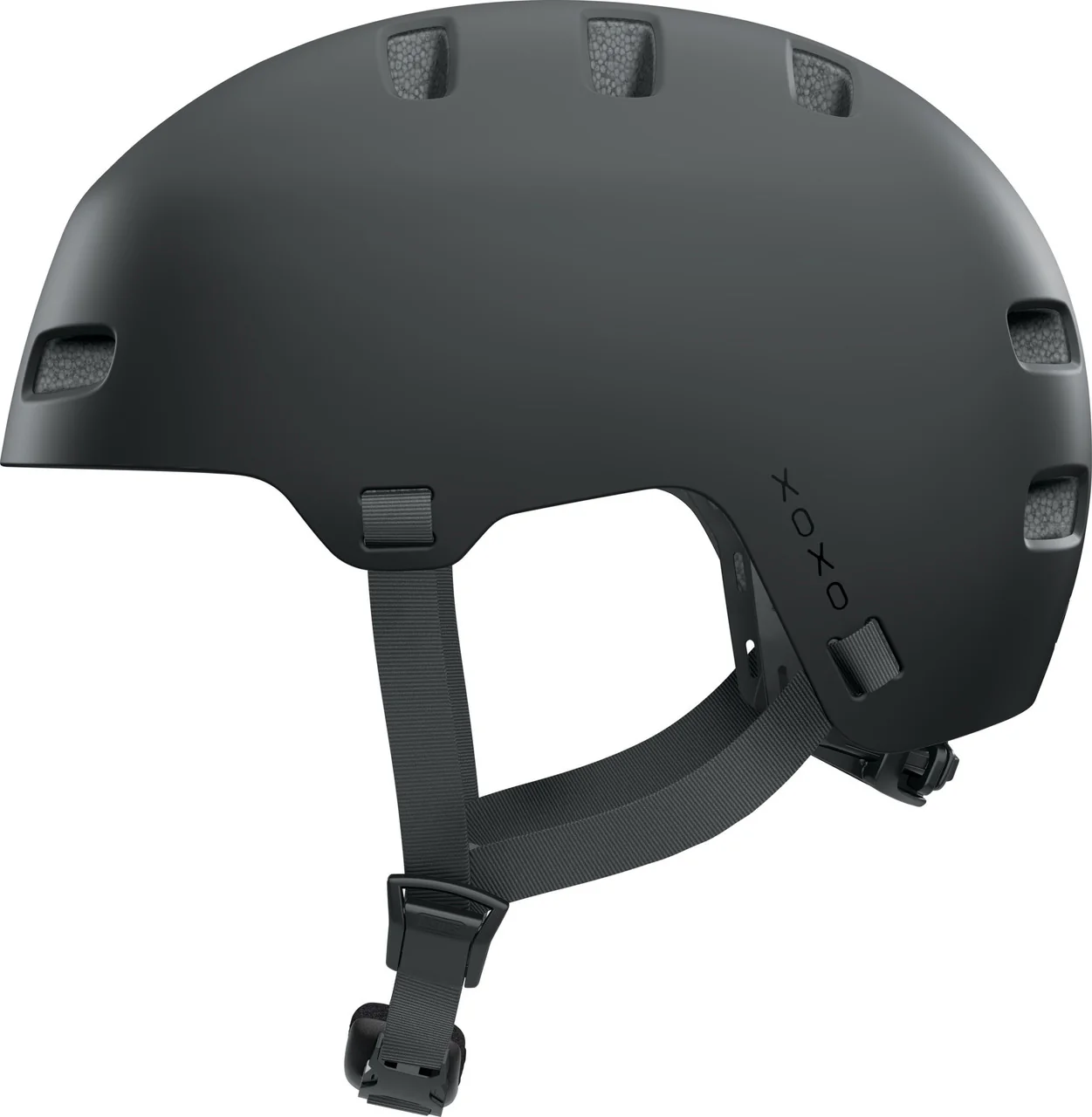 ABUS XOXO Urban City Skater-Look Helmet in Velvet Black