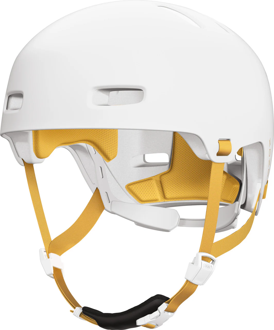 ABUS XOXO Urban Skater-Look Helmet in Polar White - Image 2