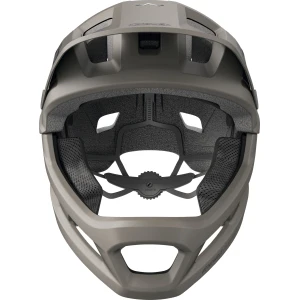 ABUS YouDrop FF Kids Full Face MTB Helmet in Dust Grey 48-55cm - Image 3