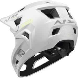 ABUS YouDrop FF Kids Full Face MTB Helmet in Lemon White 48-55cm - Image 3