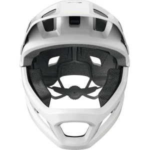 ABUS YouDrop FF Kids Full Face MTB Helmet in Lemon White 48-55cm - Image 4