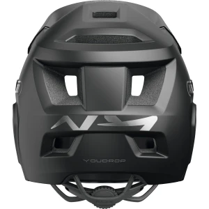 ABUS YouDrop FF Kids Full Face MTB Helmet in Muted Black 48-55cm - Image 2