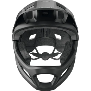 ABUS YouDrop FF Kids Full Face MTB Helmet in Muted Black 48-55cm - Image 3