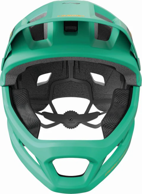 ABUS YouDrop FF Kids Full Face MTB Helmet Sage Green | Fits 48-55 cm - Image 2