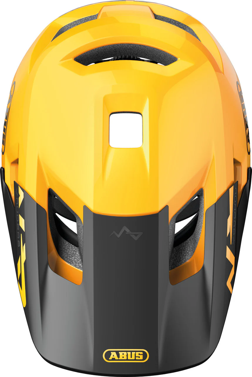 ABUS YouDrop Kids MTB Helmet in Icon Yellow (48-55cm) - Image 4