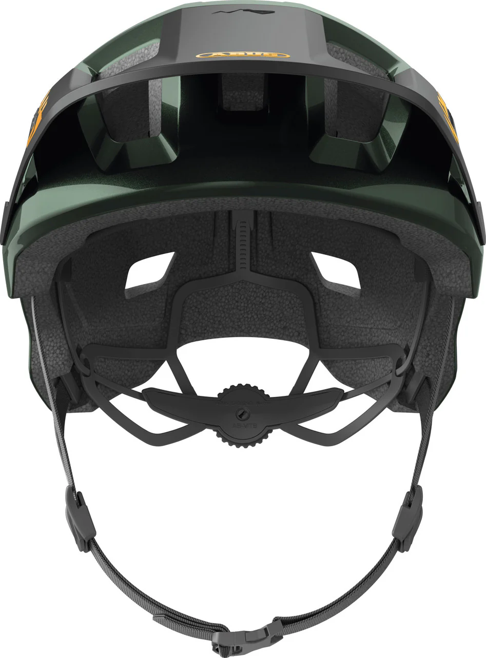 ABUS YouDrop Kids MTB Helmet in Moss Green (48-55cm) - Image 2