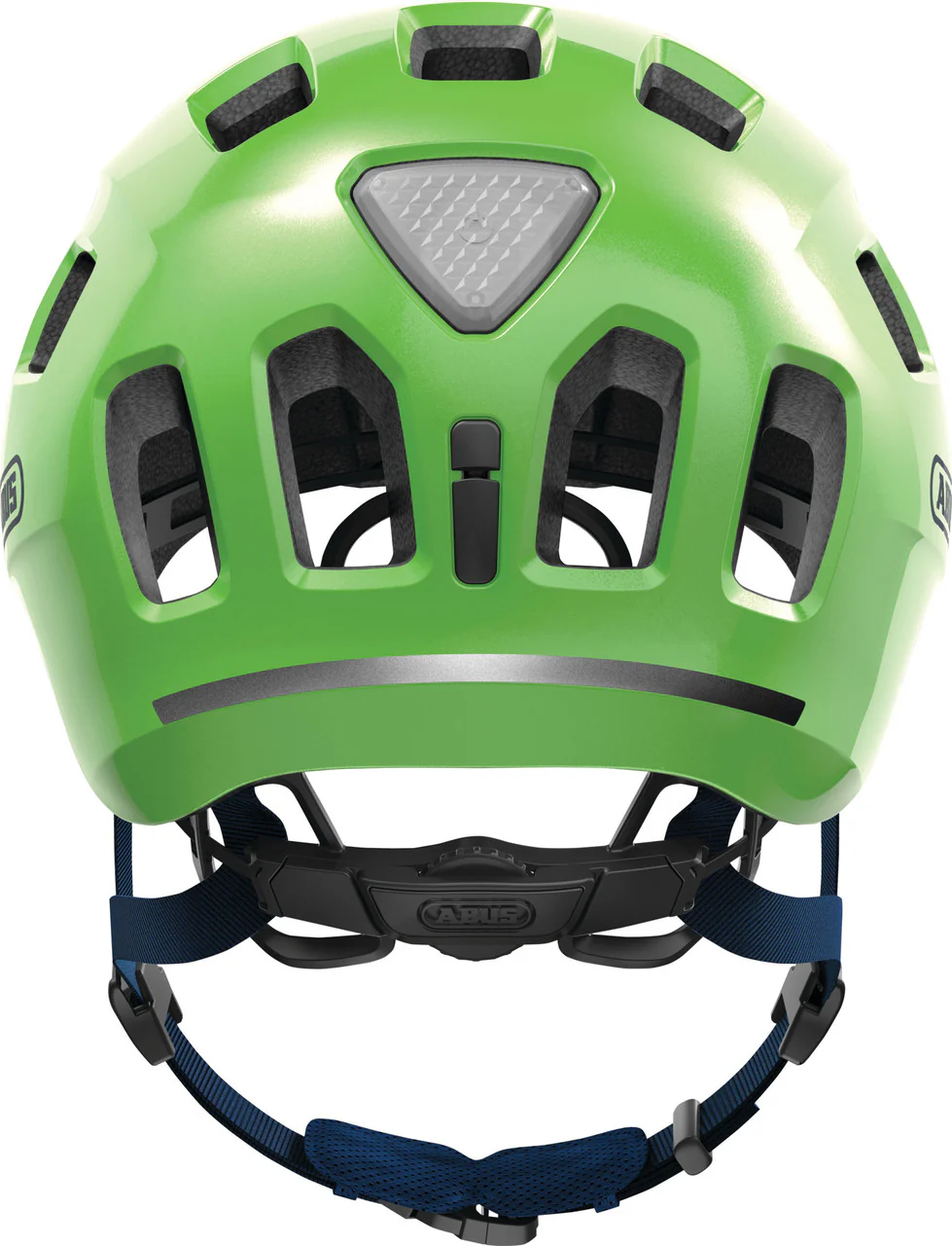 ABUS Youn-I 2.0 Kids Leisure Helmet With Integrated Rear LED Light In Sparkling Green - Image 3