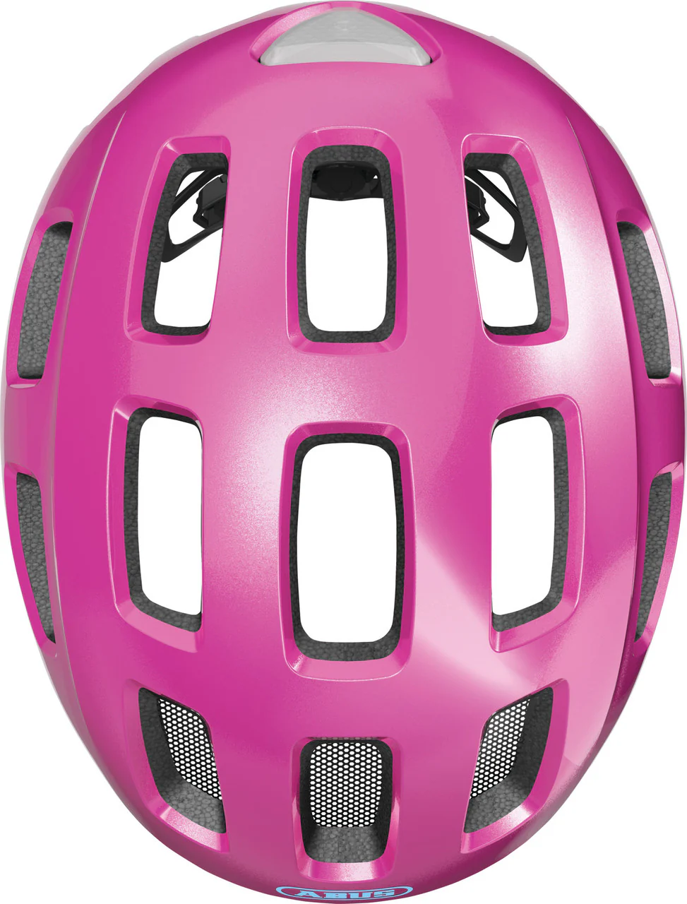 ABUS Youn-I 2.0 Kids Leisure Helmet With Integrated Rear LED Light In Sparkling Pink - Image 4