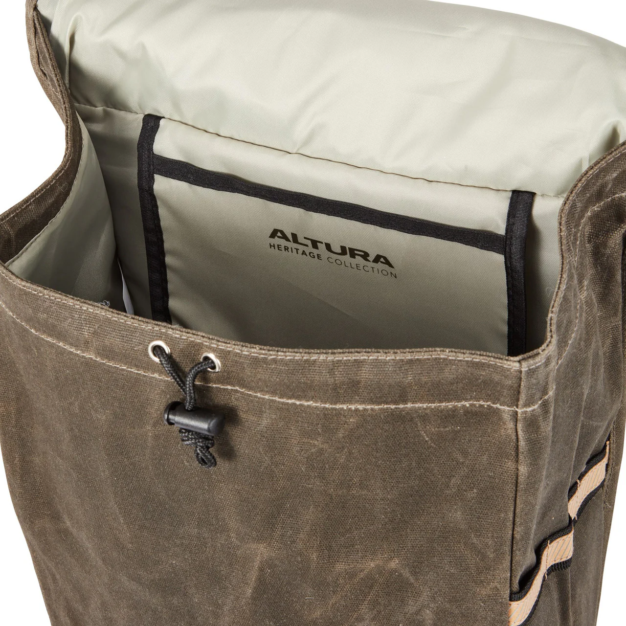 Altura Heritage Cycling  Pannier Bags | 40L | Pair | Olive - Image 4