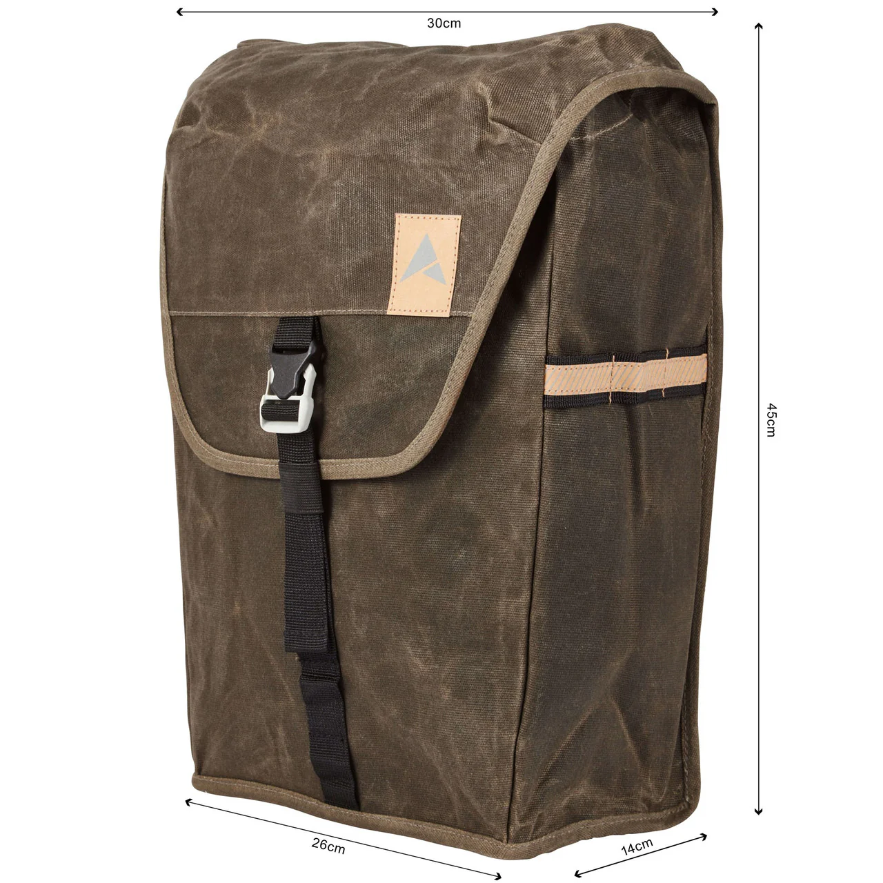 Altura Heritage Cycling  Pannier Bags | 40L | Pair | Olive - Image 7