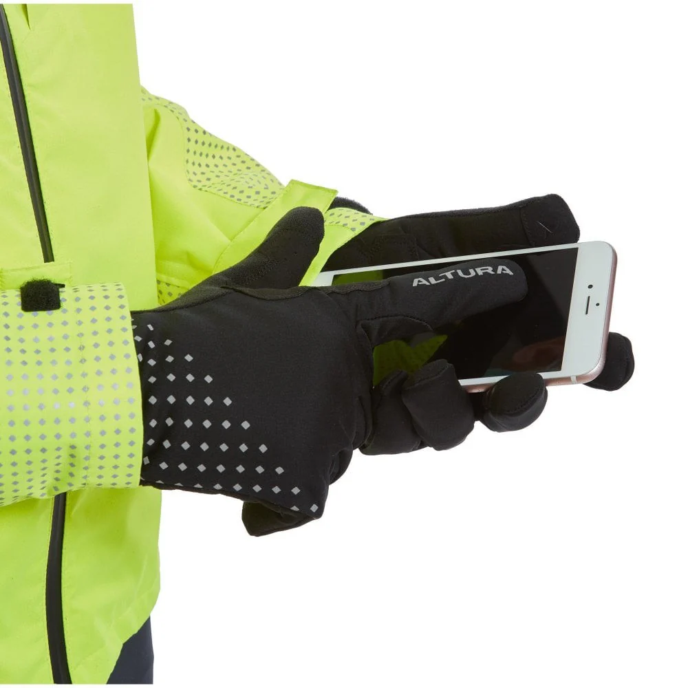 Altura Nightvision Unisex Waterproof Insulated Cycling Gloves In Black RRP £45 - Image 4