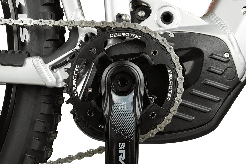 Burgtec 104MM BCD E-Bike Steel Thick Thin Chainring In Burtgtec Black - Image 3