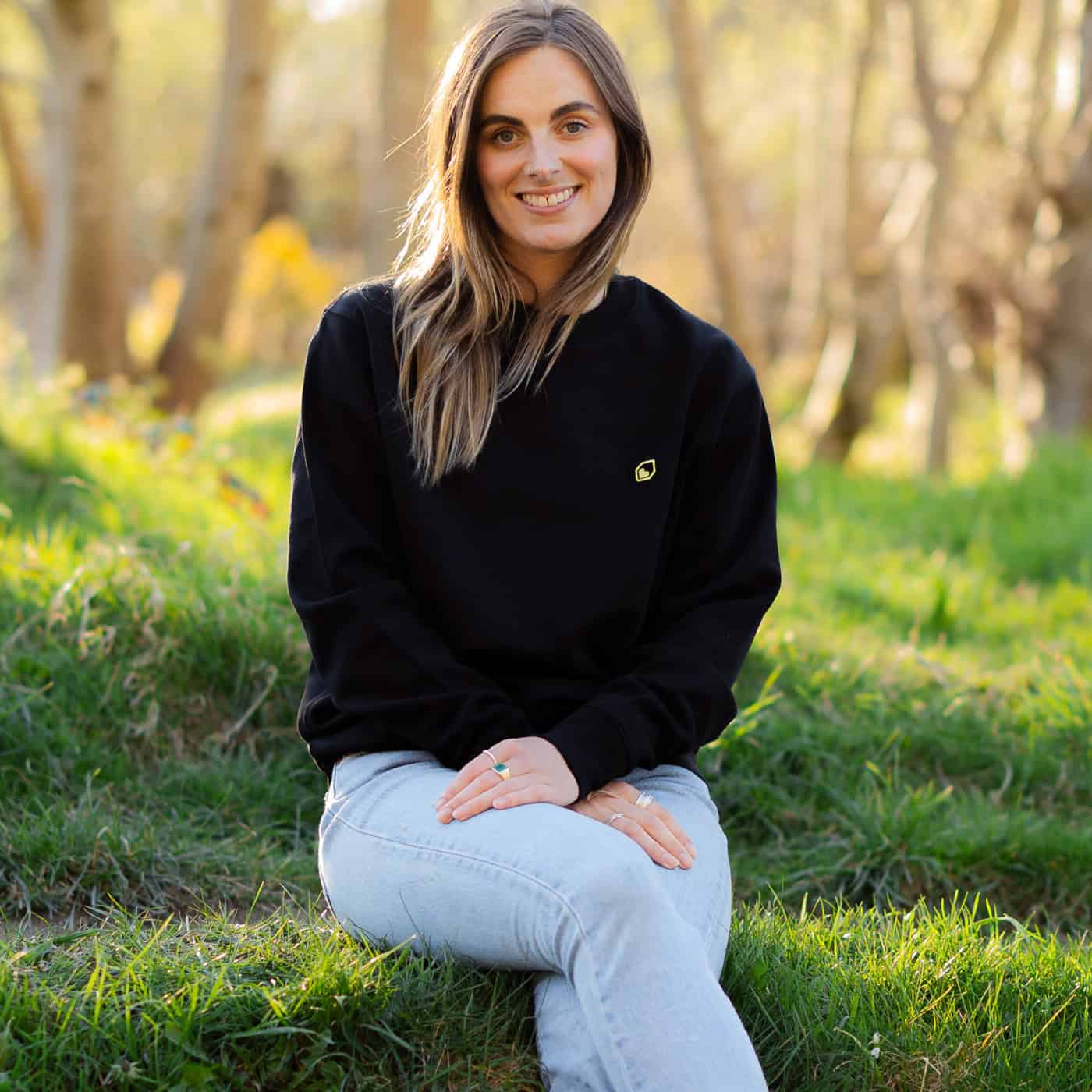 Burgtec Icon Unisex Sweater In Black - Image 3