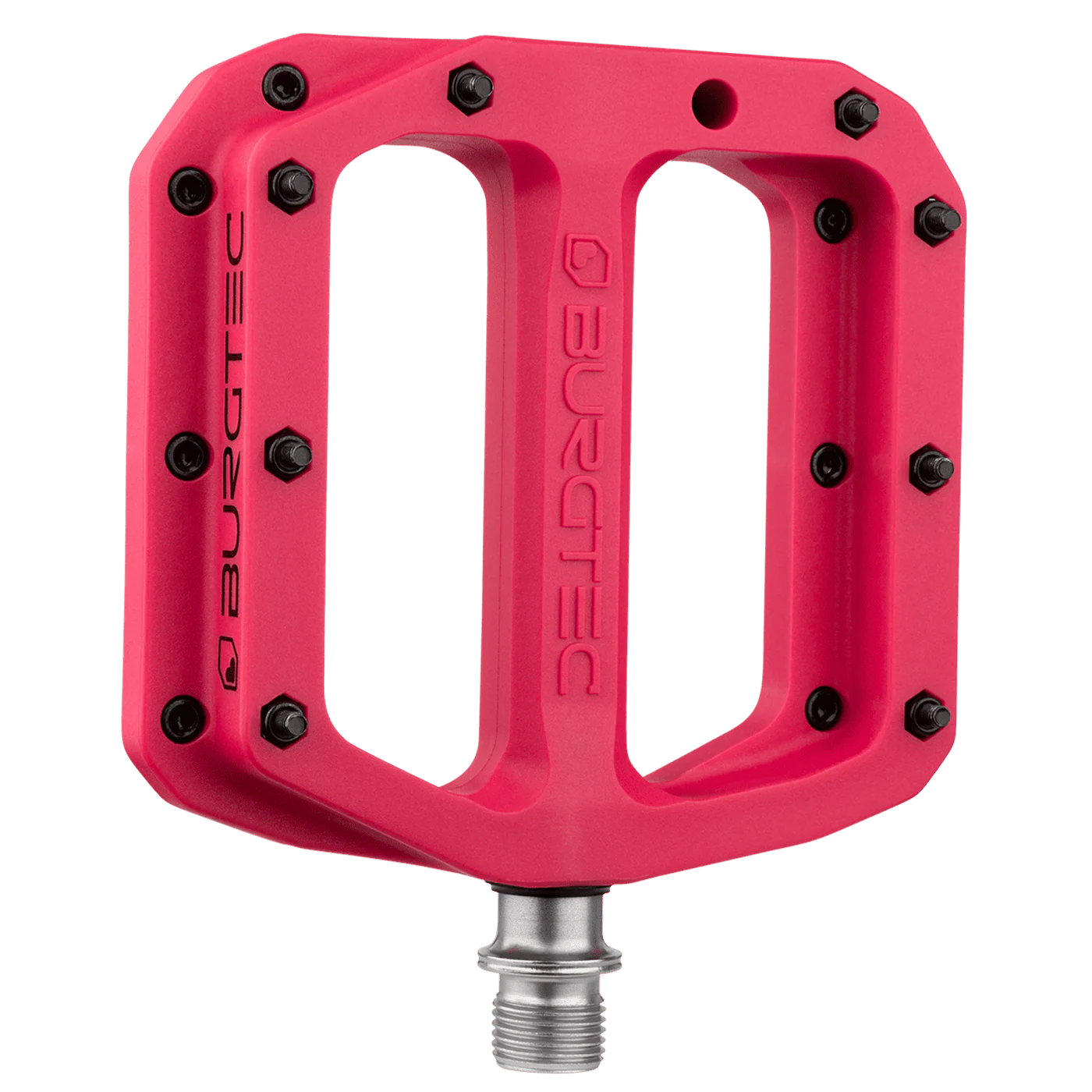 Burgtec The Bartender Pro Greg Minnaar Handlebar Grips & MK4 Pedal Bundle Toxic Barbie Pink - Image 3