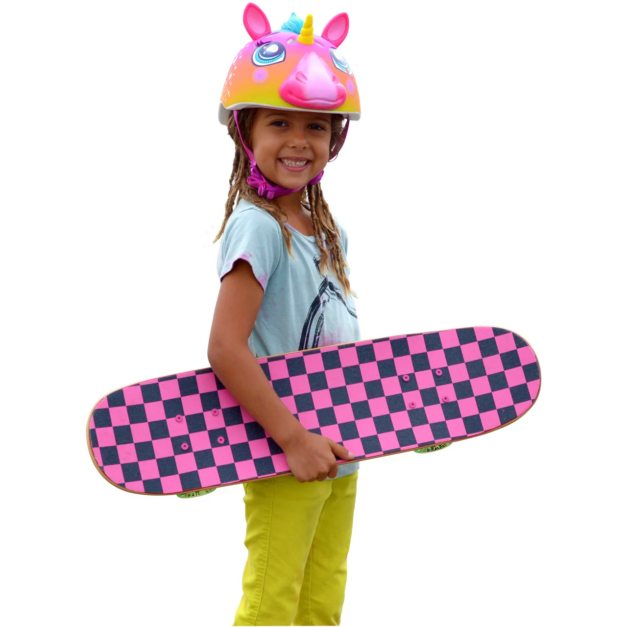 C-PREME Rasksullz FS Fit System Children's Helmet (5+ YEARS) Super Rainbow Corn - Image 5