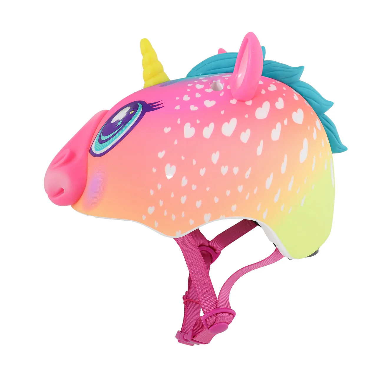 C-PREME Rasksullz FS Fit System Children's Helmet (5+ YEARS) Super Rainbow Corn - Image 6