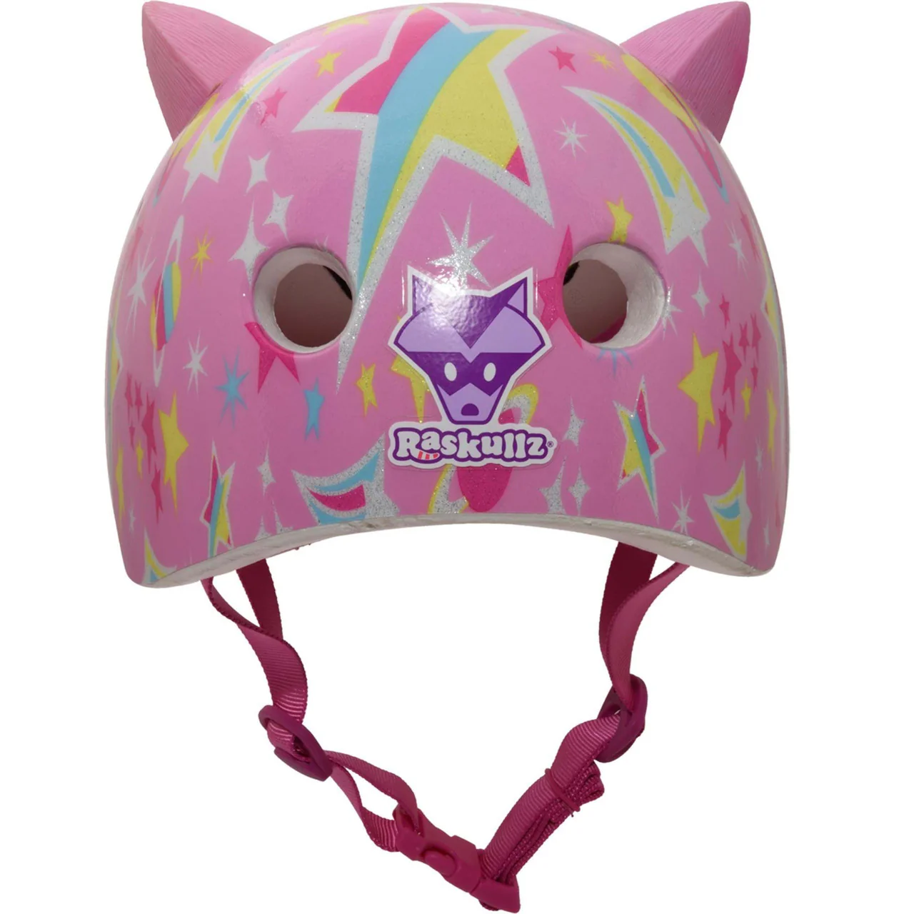 C-PREME RASKULLZ Childrens Helmet 5+ Years Astro Cat Pink Style Size 50-54CM - Image 3