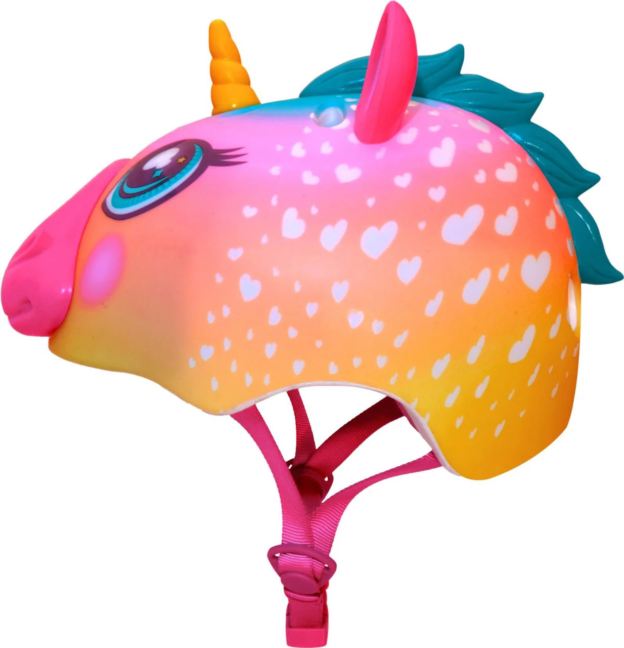C-PREME RASKULLZ Childrens Helmet 5+ Years Super Rainbow Corn Style Size 50-54CM - Image 3