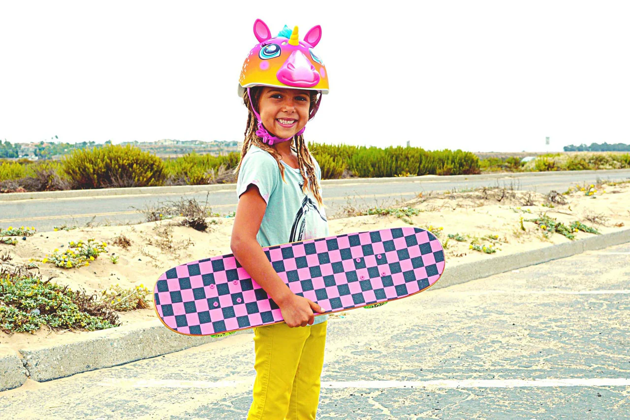 C-PREME RASKULLZ Childrens Helmet 5+ Years Super Rainbow Corn Style Size 50-54CM - Image 6