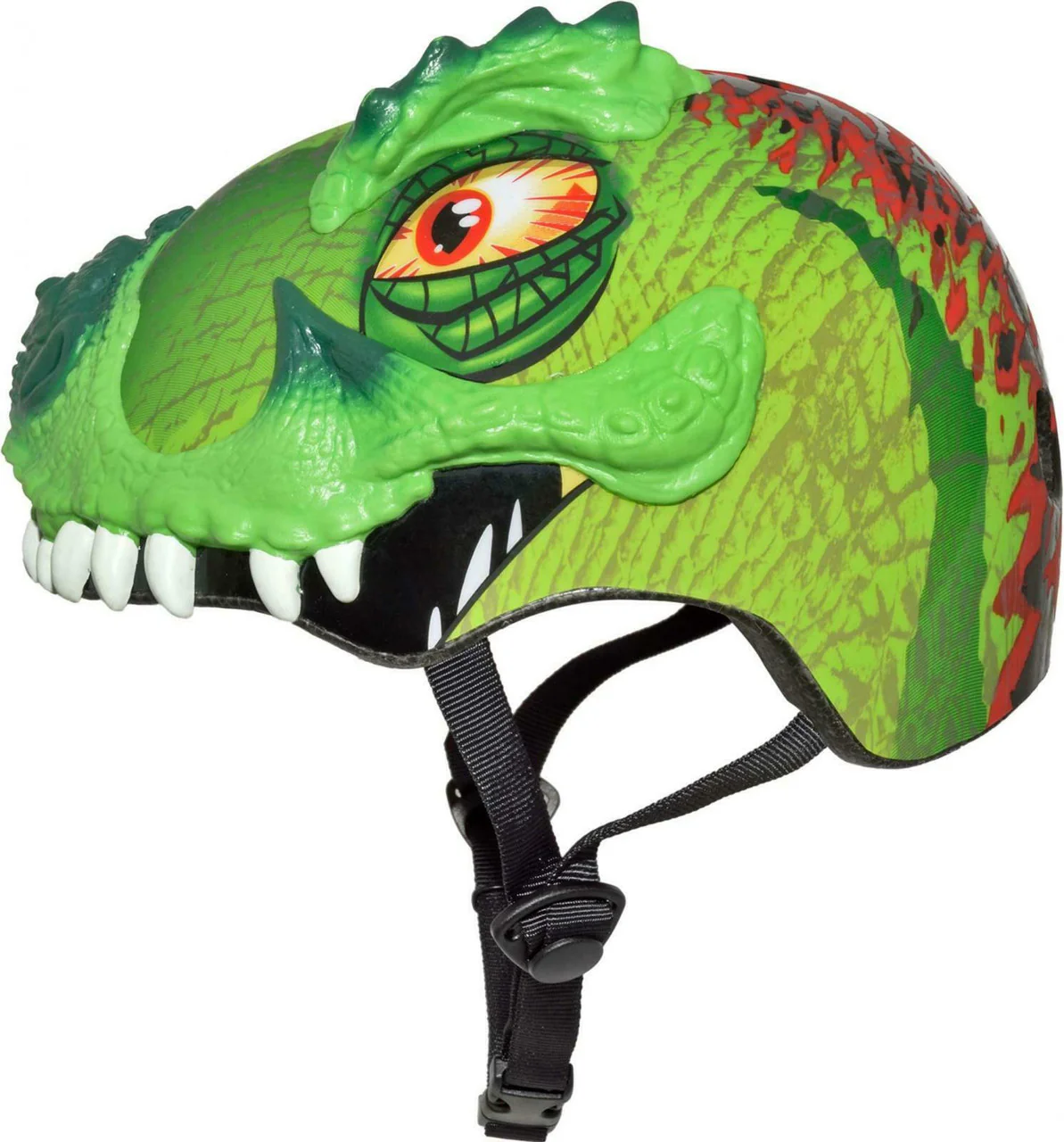 C-PREME RASKULLZ Childrens Helmet 5+ Years T-Rex Style Unisize Kids 50-54cm - Image 3