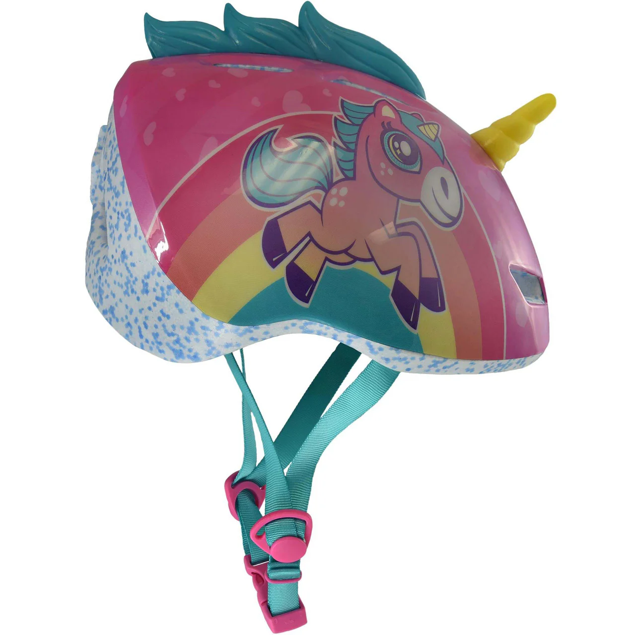 C-PREME RASKULLZ Lil Infants Helmet 1+ Years Unicorn Horn Style Unisize Kids 48-52cm - Image 5