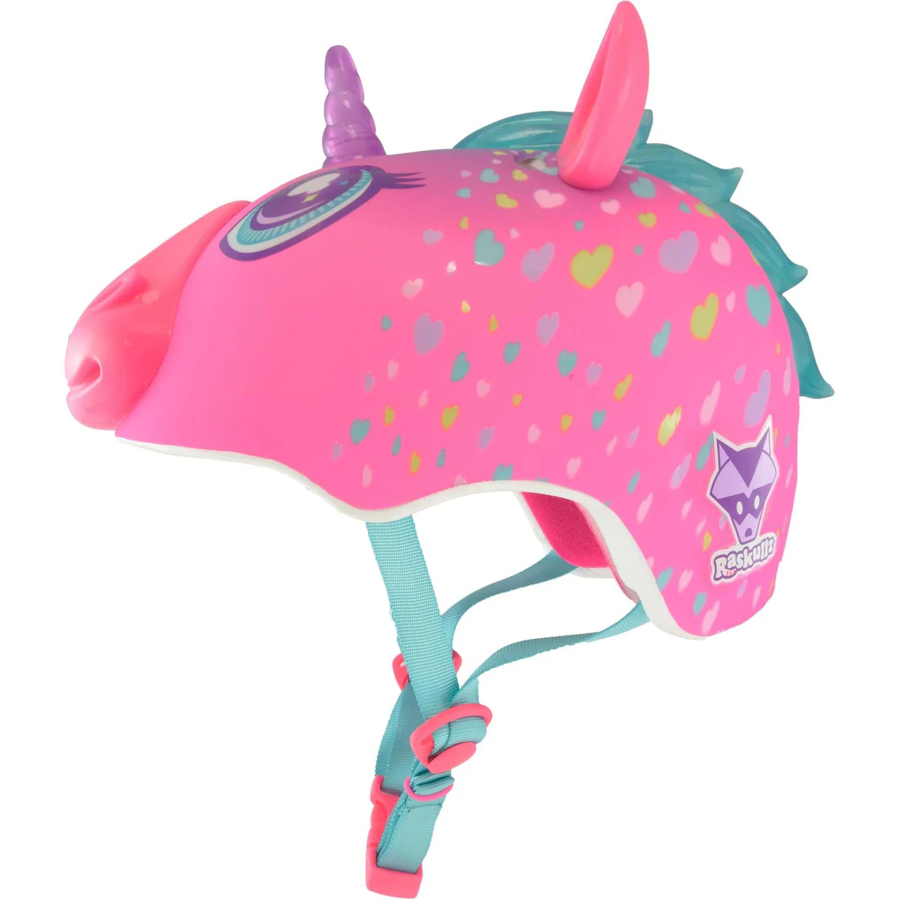C-Preme Raskullz Super Rainbow Corn LED Light Up Horn & Mane Fit System Children's Helmet 50–54 cm - Image 5