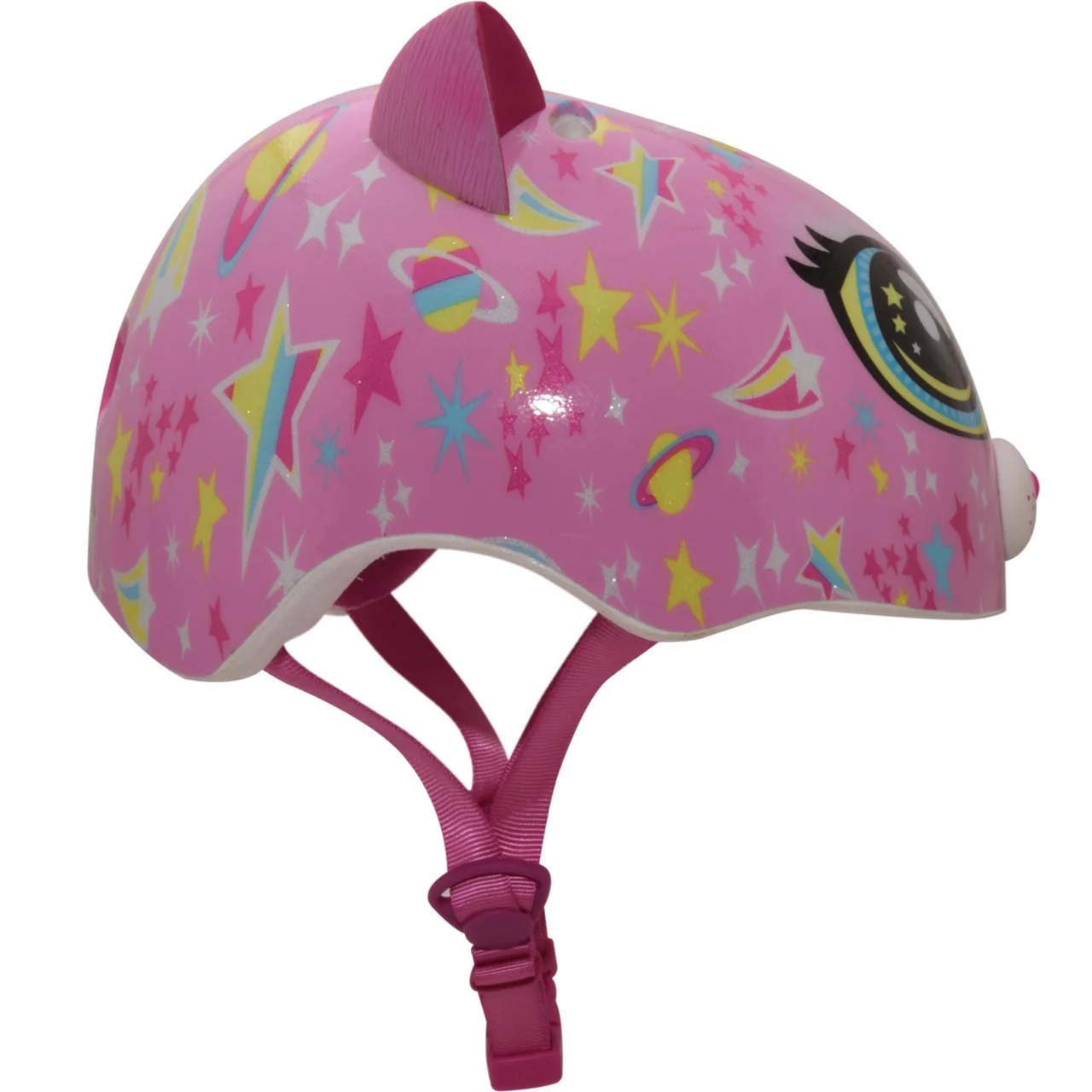 C-PREME RASKULLZ Toddler Helmet 3+ Years Astro Cat Pink Style Size 48-52cm - Image 5