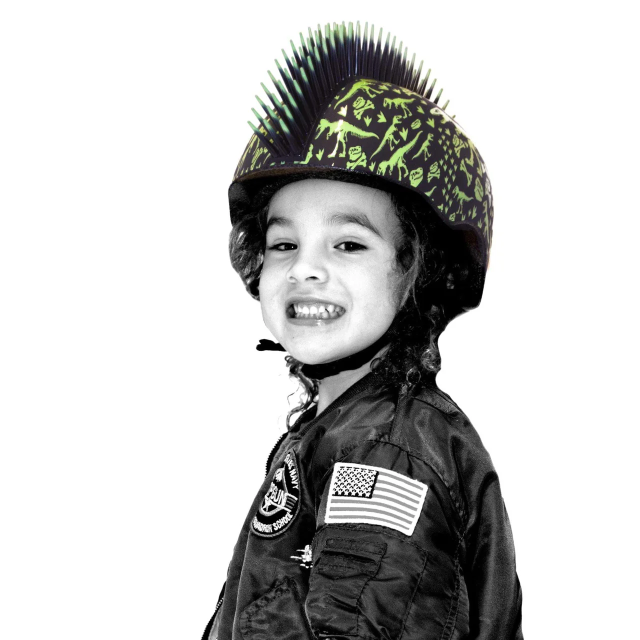 C-PREME RASKULLZ Toddler Helmet 3+ Years T-Rex Bonez Mohawk Style Size 48-52cm - Image 3