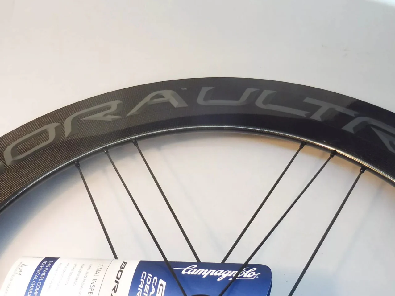 Campagnolo Bora Ultra 80 Tubular Rim Brake Carbon Wheelset - WH12-BOTFR80DK - Image 3