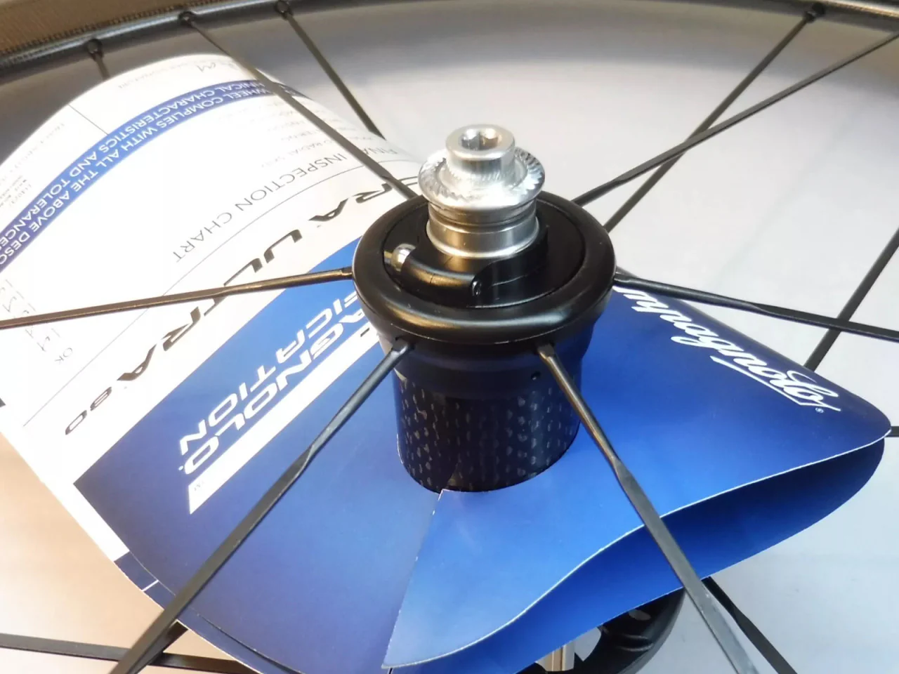 Campagnolo Bora Ultra 80 Tubular Rim Brake Carbon Wheelset - WH12-BOTFR80DK - Image 4