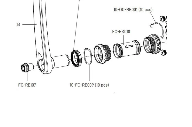Campagnolo FC-RE009 Ultra-Torque B/B Cup Thrust Washer - Image 3