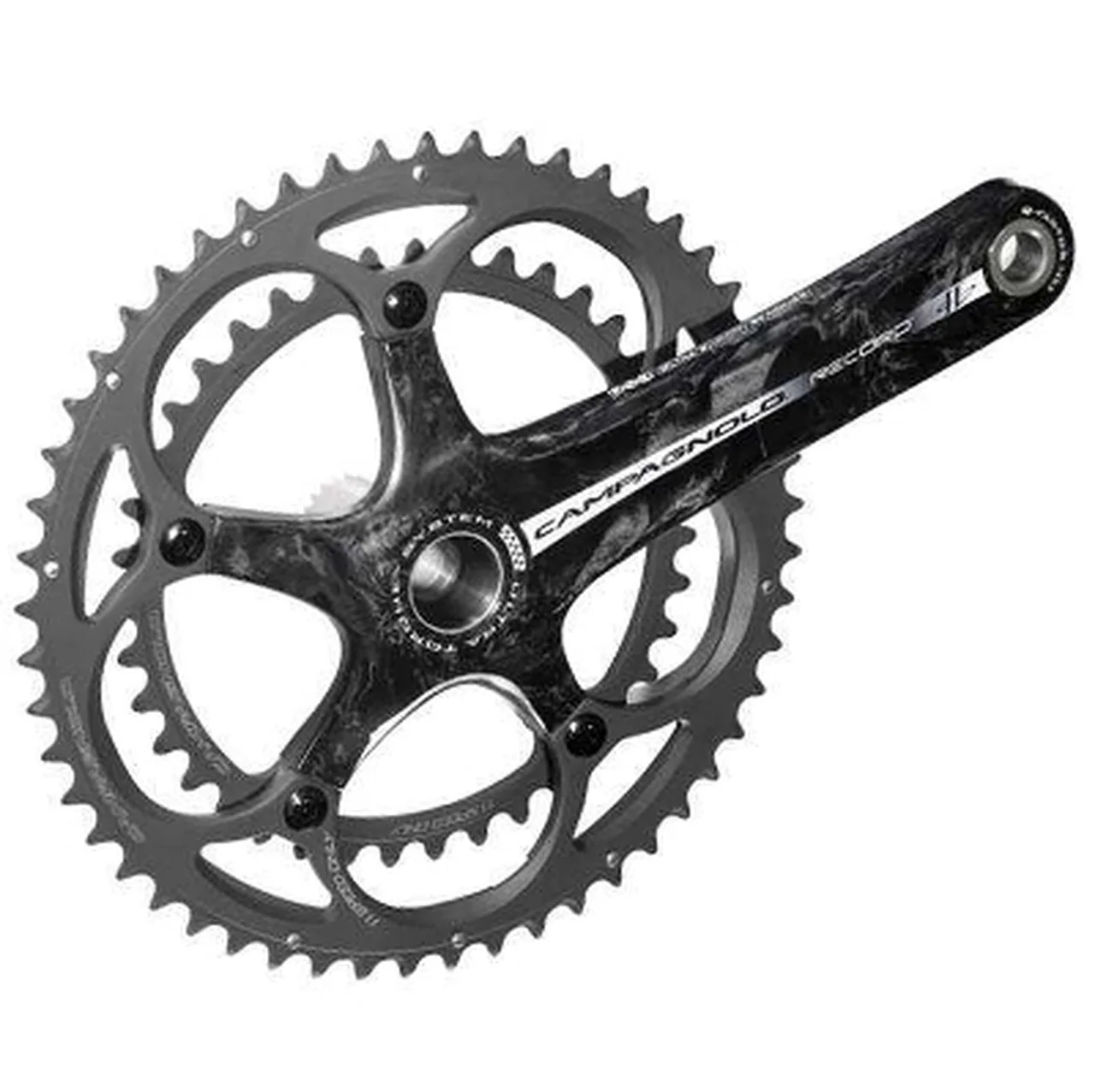 Campagnolo FC9-RE Record 2009/10 Ultra Torque 11 Speed Carbon Chainset - Image 2