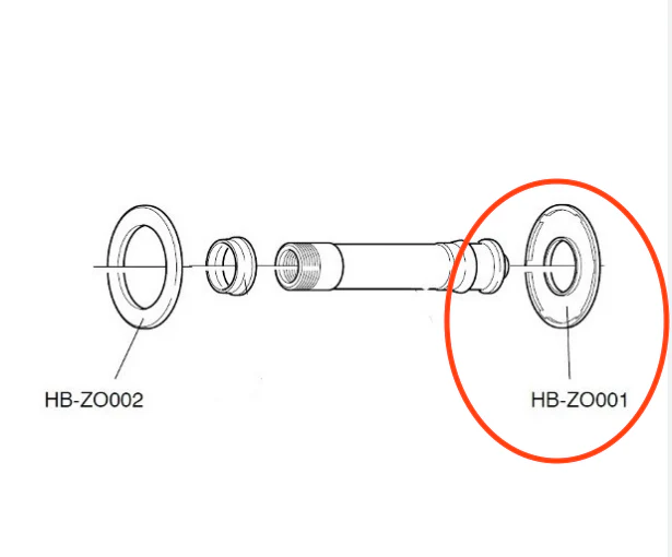Campagnolo HB-ZO001 Front Hub Cap - Image 2