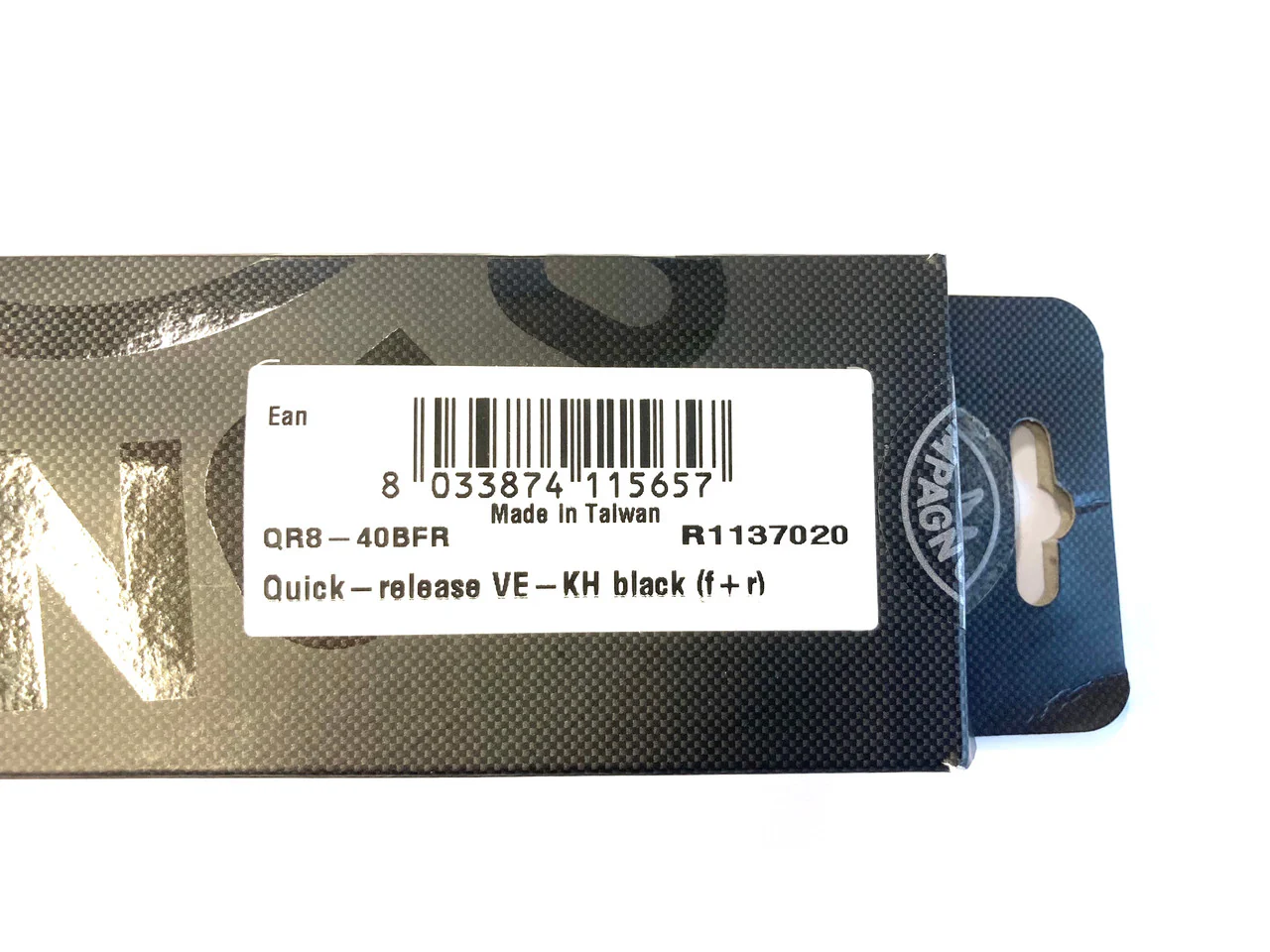 Campagnolo QR8-40BFR Quick Release Skewers Front And Rear In Black - Image 3
