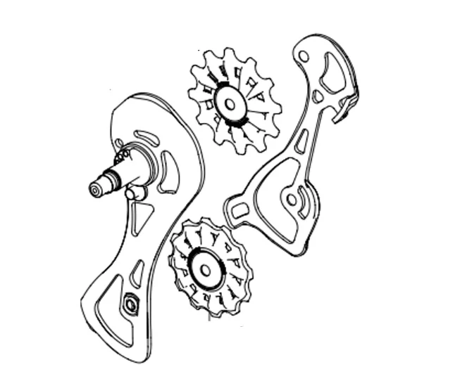 Campagnolo Super Record Rear Derailleur Cage 2020 RD-SR1202M For 12 Speed - Image 4