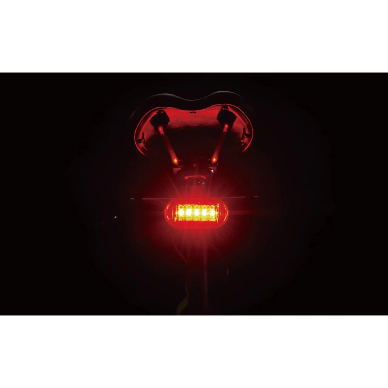 CatEye EL-135 / Omni 5 AA Battery Bicycle Front & Rear Light Set | GRAVEL MTB ROAD - Image 5