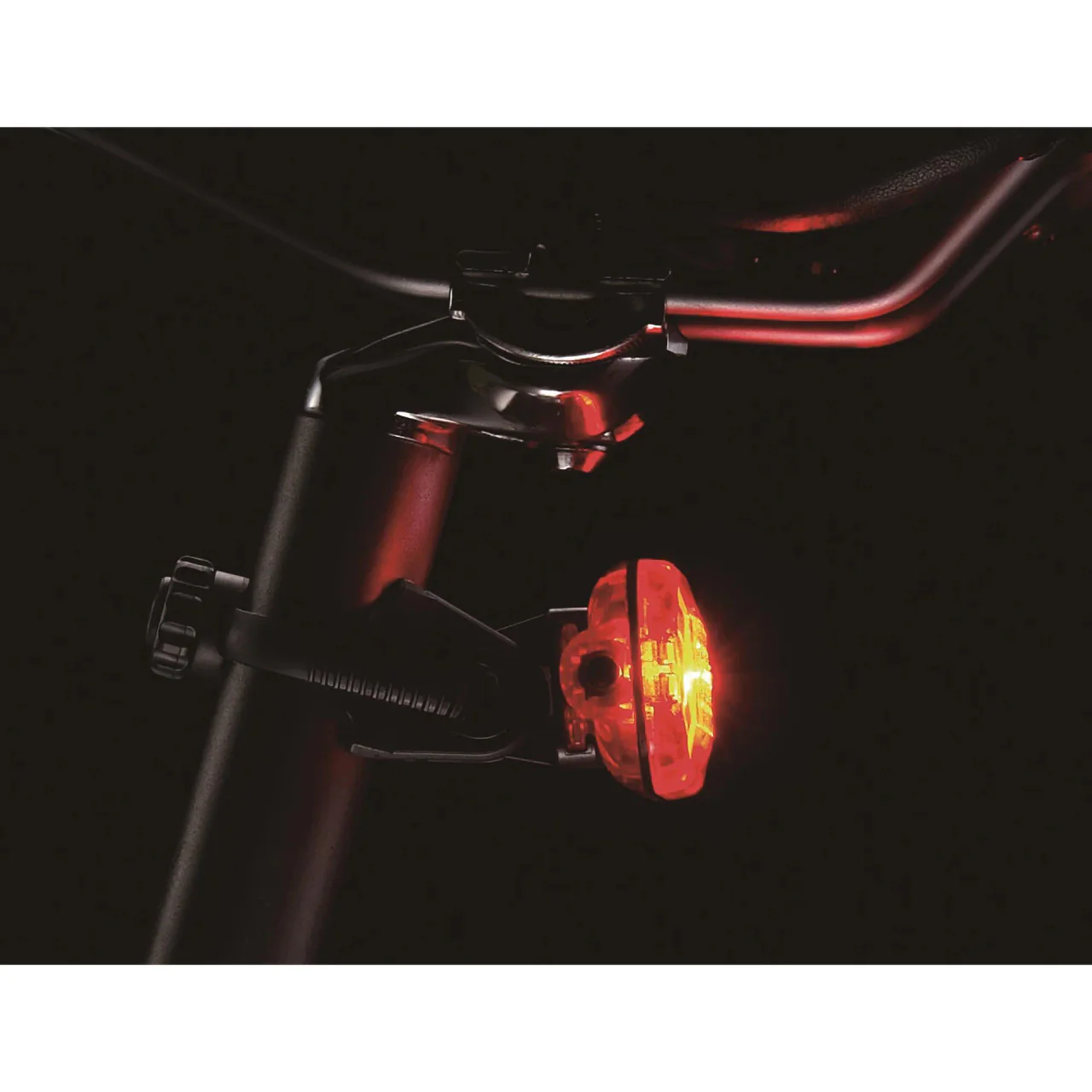 Cateye EL-160 LED light set / Omni 5 Bicycle Front & Rear AA Battery LED Light Set  | MTB ROAD GRAVEL - Image 3