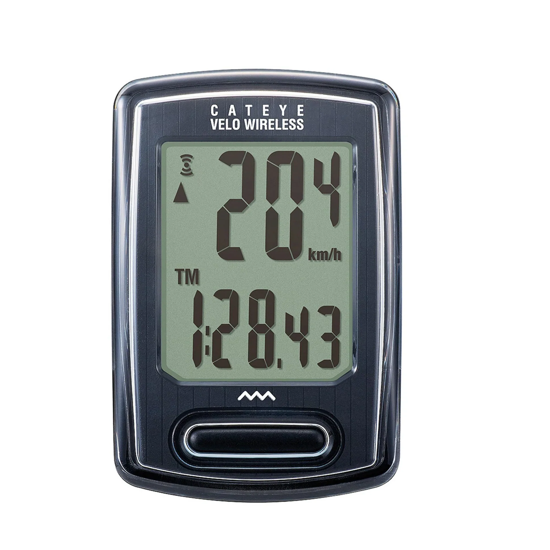 Cateye Velo Wireless 8 Function Waterproof Auto Stop/Start Bike Computer | Black