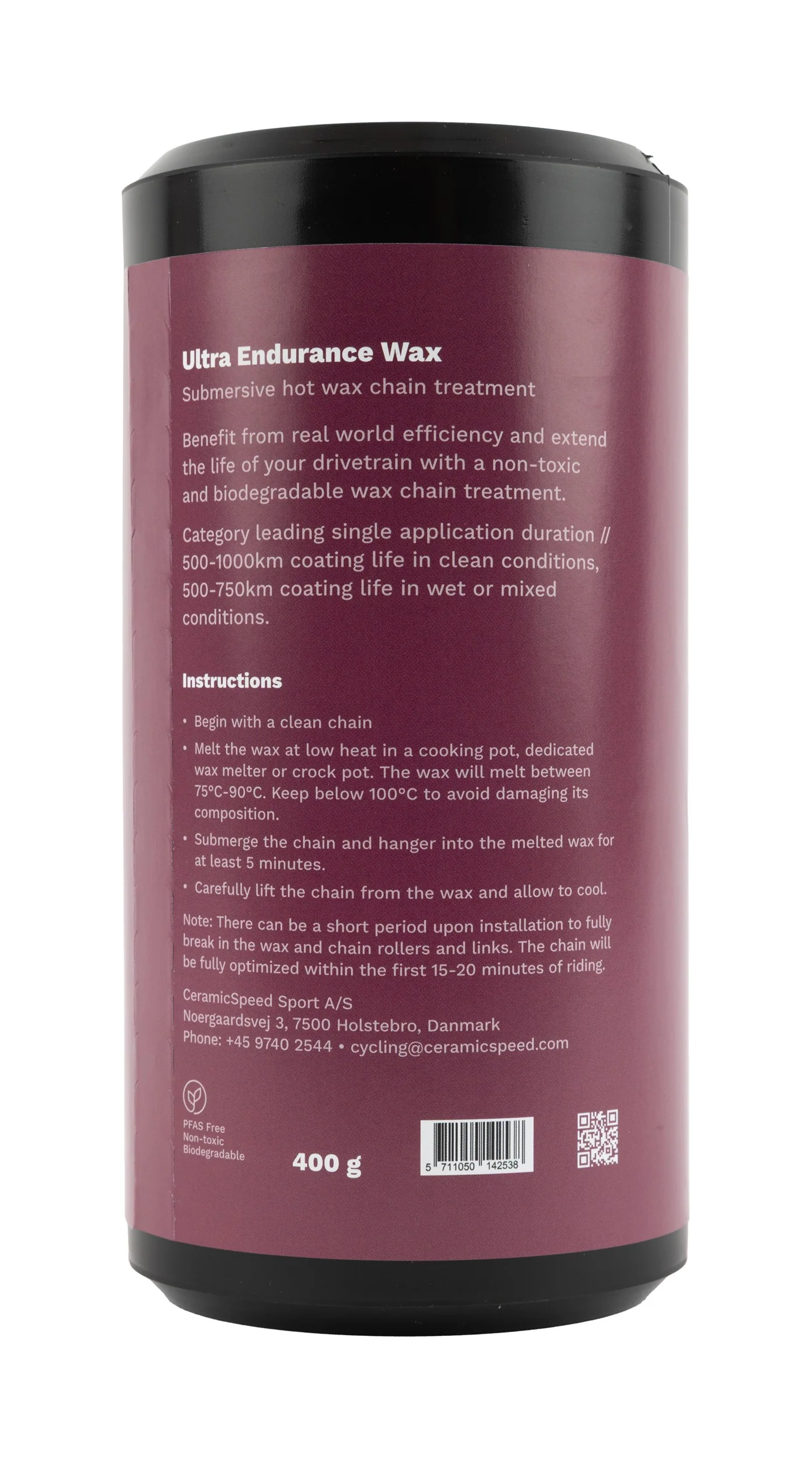 CeramicSpeed UFO Ultra Endurance Bicycle Chain Wax Kit For Road, Tri, Track, Gravel, Mountain, and Cross - Image 5