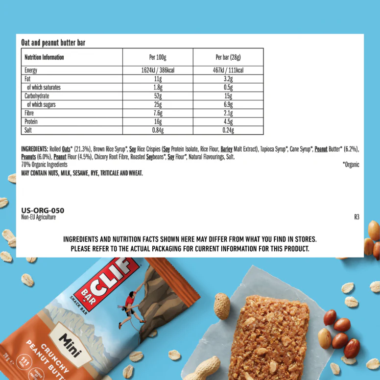 Clif Energy Bar Mini 28g x 10 Pack - Image 4