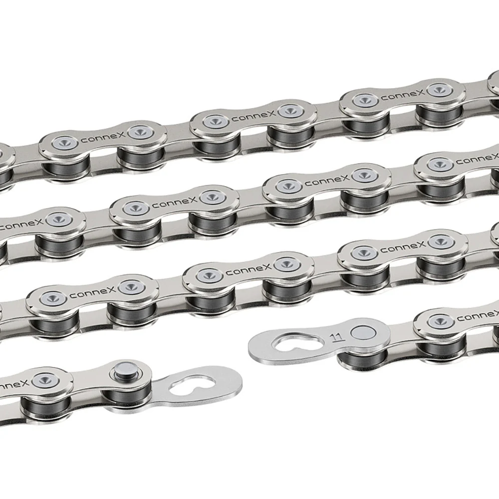 Connex 11S8 11 Speed Nickel Plated Steel 118 Link MTB Road Bicycle Chain