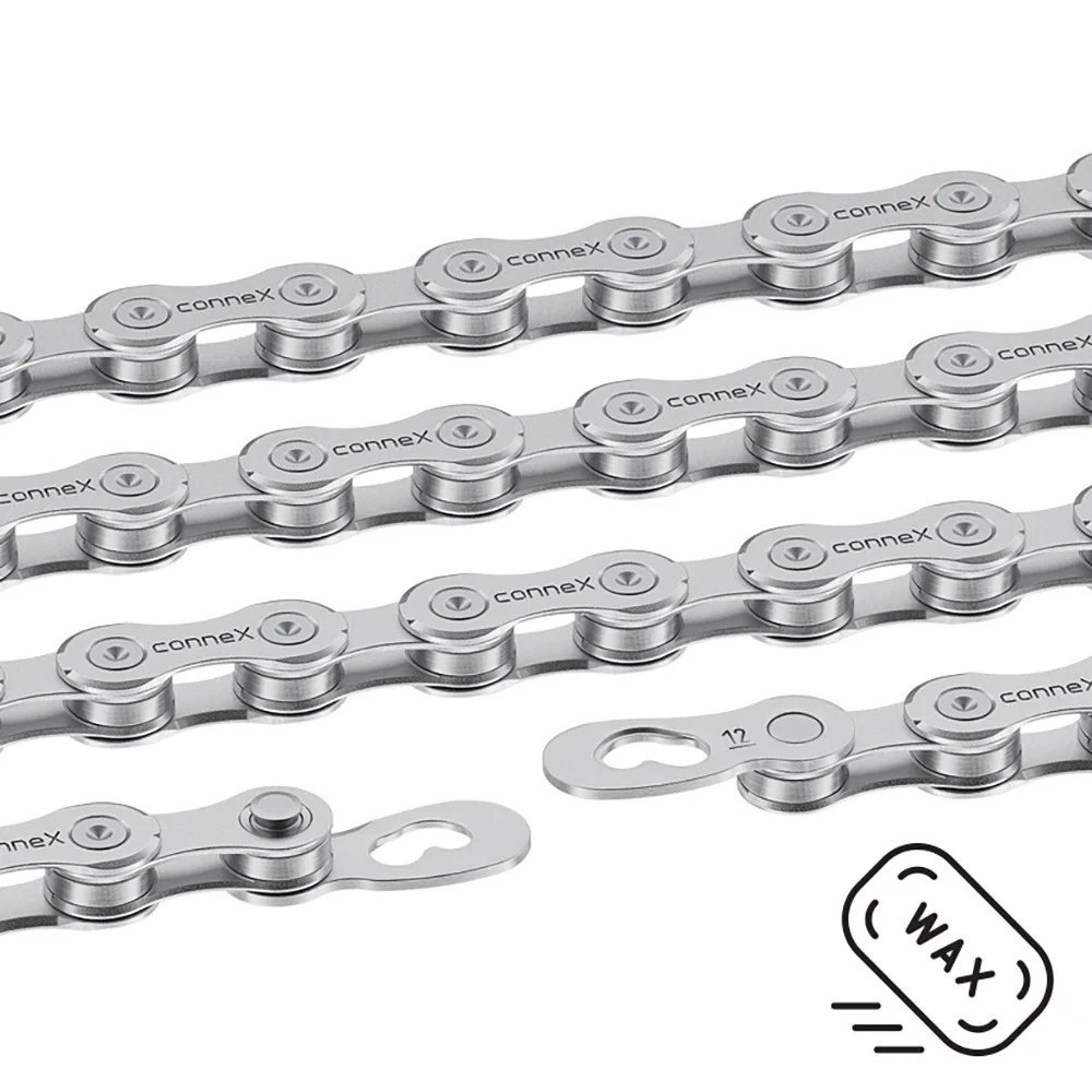 Connex 12WAX 12 Speed Hot Wax Treated Nickel MTB Road Bicycle Chain
