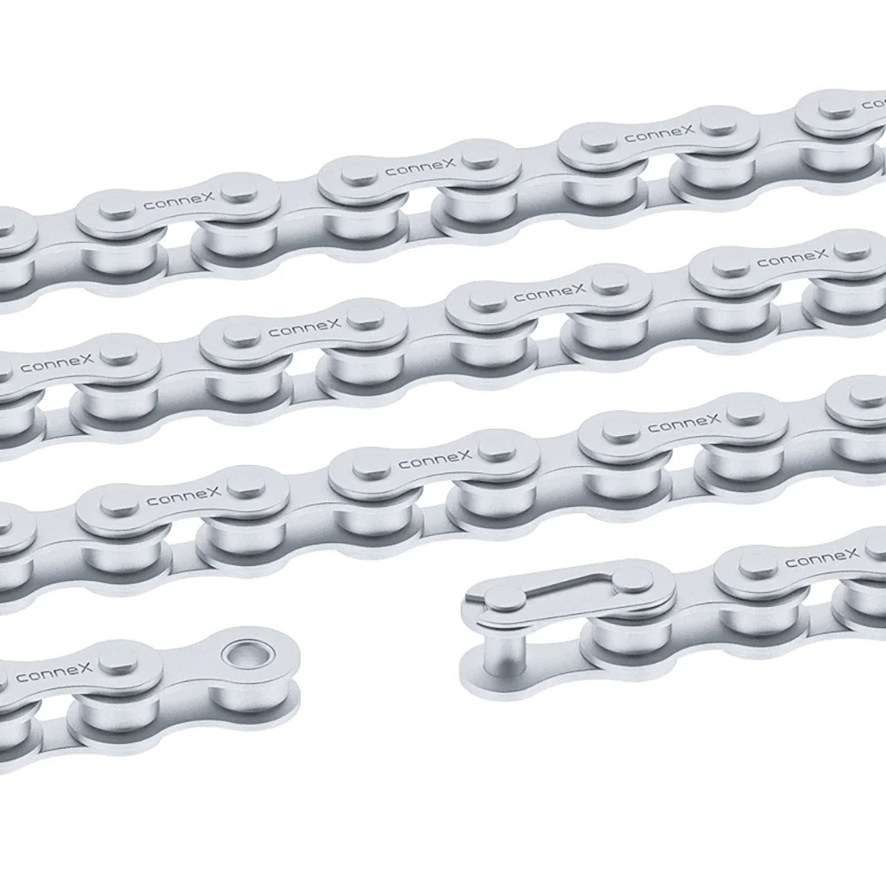 Connex 1Z1 BMX Single Speed Galvanised 1/8” 112 Link Bicycle Chain