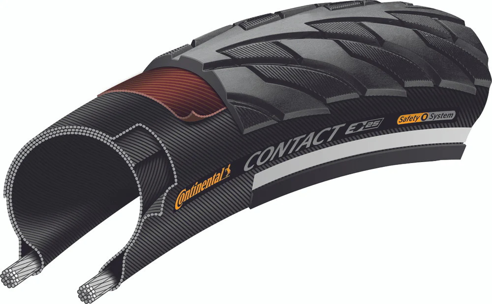Continental Contact Wired Tyre in Black - Image 2