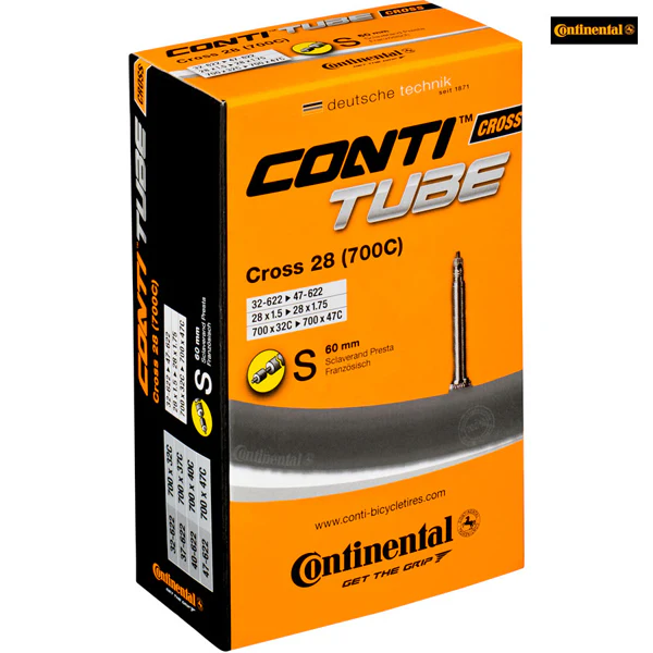 Continental Cross 28 inner tube 700x32/47c Cyclocross/Gravel Inner Tube Presta Valve All Sizes - Image 4